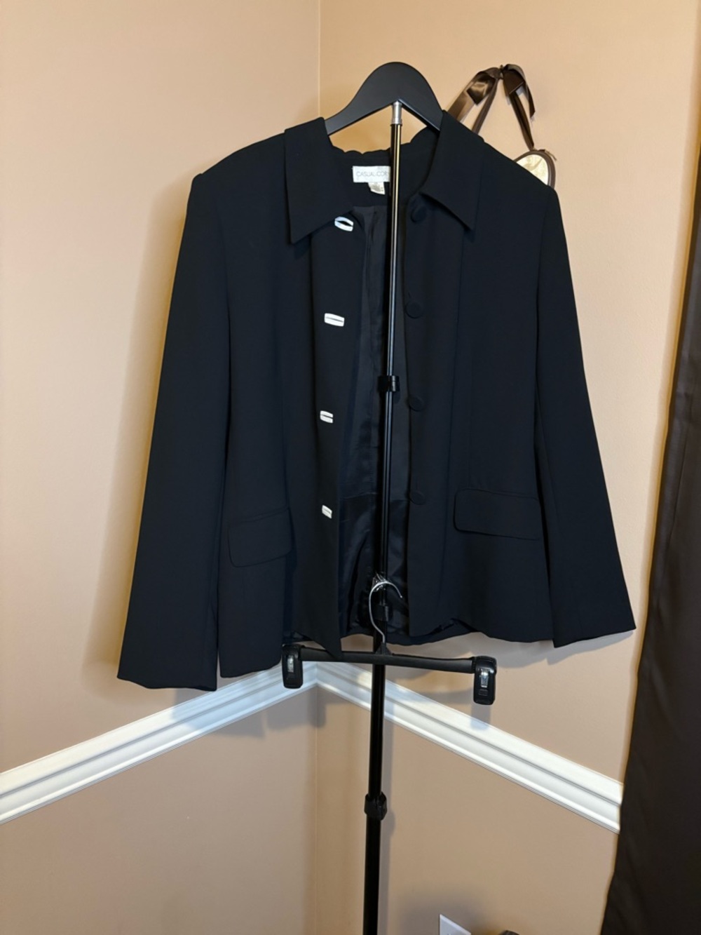 Casual Corner Black Women's Tailored Blazer